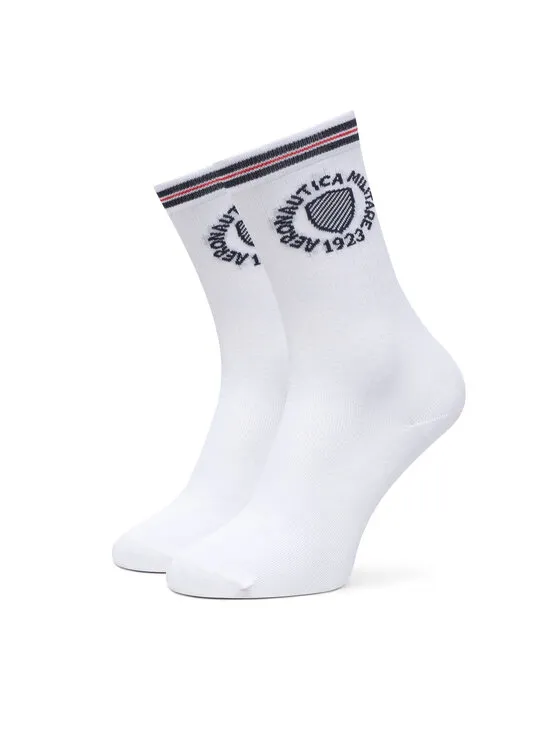 Aeronautica Militare Κάλτσες Ψηλές Unisex · Λευκό