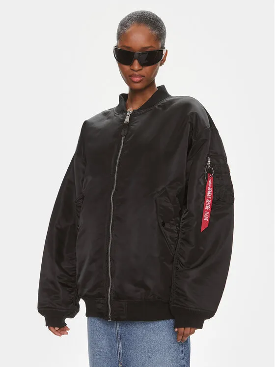 Alpha Industries Μπόμπερ μπουφάν · Μαύρο