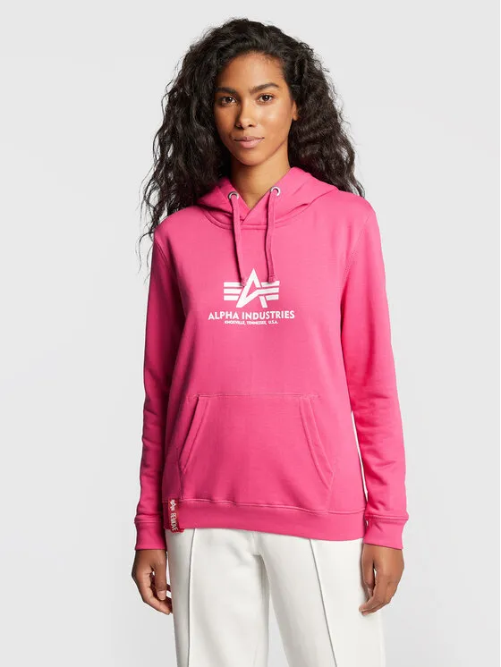 Alpha Industries Μπλούζα · Ροζ · Regular Fit