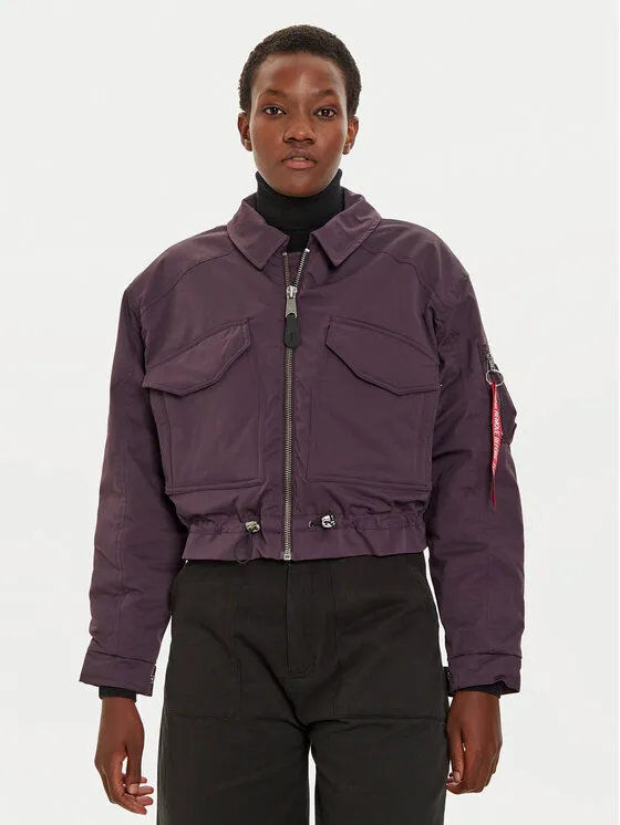 Alpha Industries Μπουφάν μεταβατικό · Μωβ