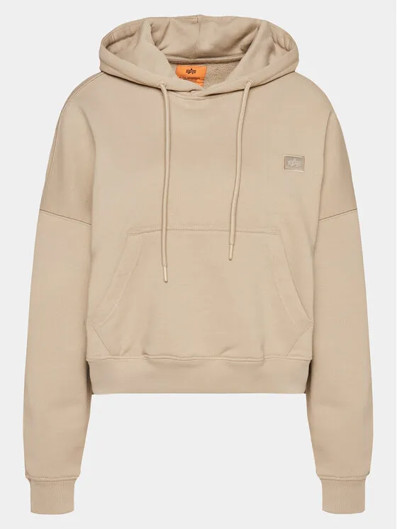 Alpha Industries Μπλούζα · Μπεζ · Relaxed Fit