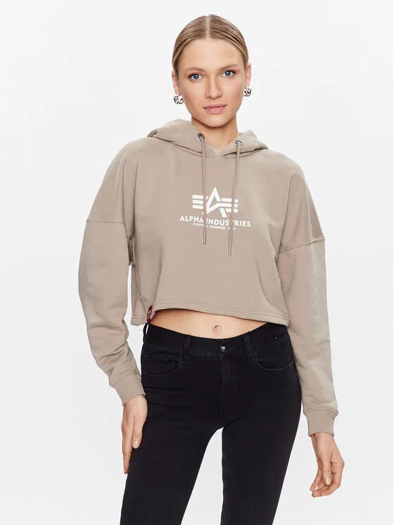 Alpha Industries Μπλούζα · Μπεζ · Regular Fit