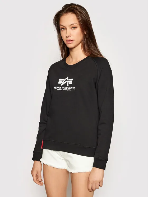 Alpha Industries Μπλούζα · Μαύρο · Regular Fit
