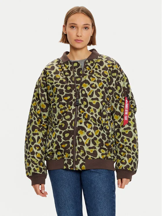 Alpha Industries Μπόμπερ μπουφάν · Πράσινο
