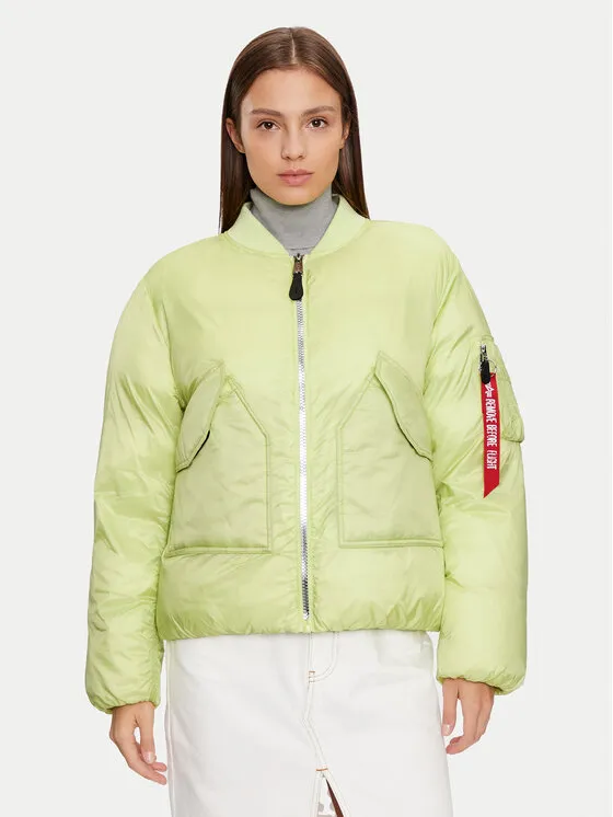 Alpha Industries Μπόμπερ μπουφάν · Πράσινο