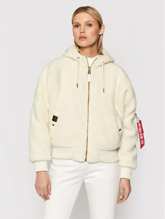 Alpha Industries Μπουφάν μεταβατικό · Λευκό