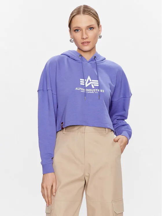 Alpha Industries Μπλούζα · Μωβ · Regular Fit