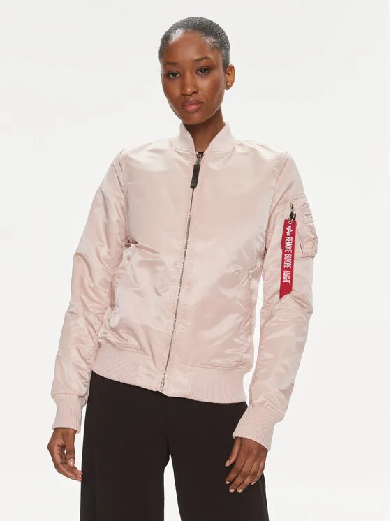 Alpha Industries Μπόμπερ μπουφάν · Ροζ