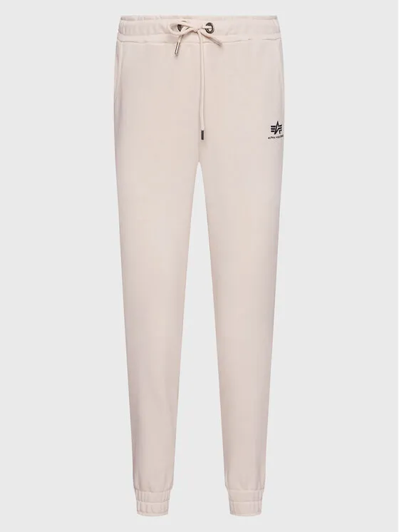 Alpha Industries Παντελόνι φόρμας · Εκρού · Regular Fit