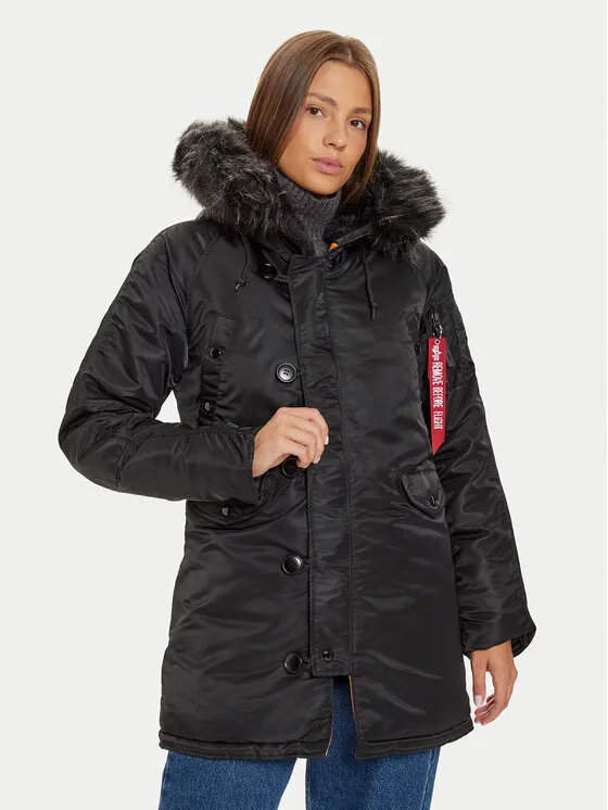 Alpha Industries Parka · Μαύρο
