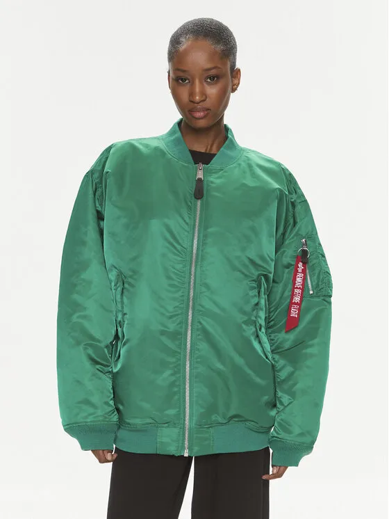 Alpha Industries Μπόμπερ μπουφάν · Πράσινο