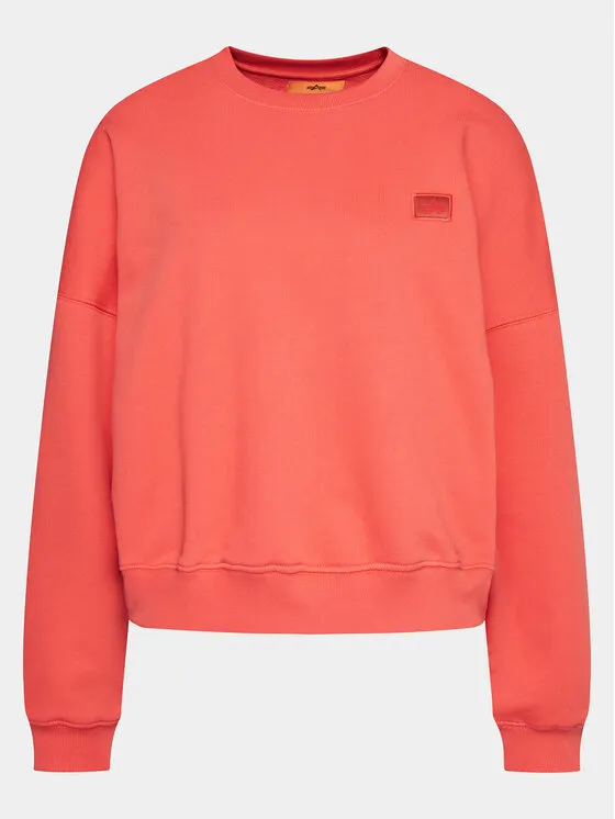 Alpha Industries Μπλούζα · Κόκκινο · Relaxed Fit
