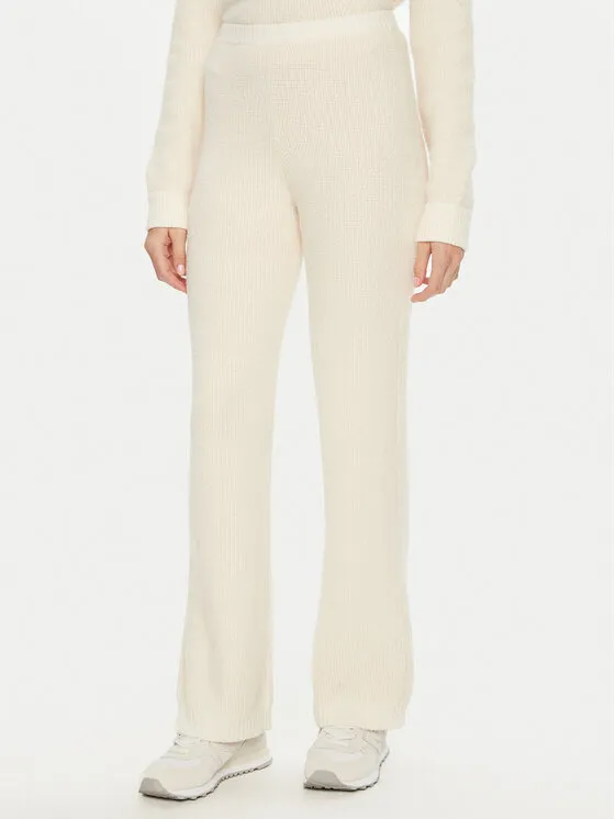 American Vintage Πλεκτό παντελόνι · Εκρού · Regular Fit