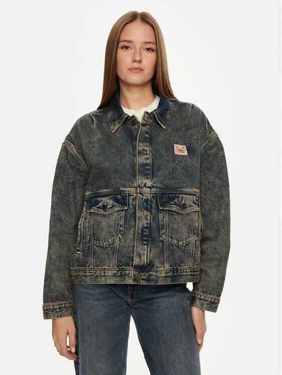 American Vintage Τζιν μπουφάν · Μπλε