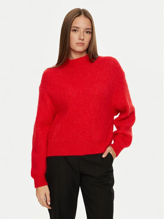 American Vintage Πουλόβερ · Κόκκινο · Relaxed Fit