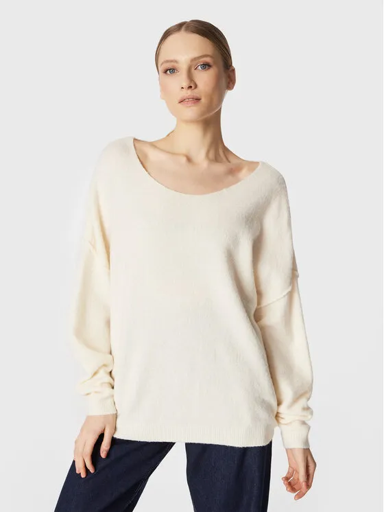 American Vintage Πουλόβερ · Εκρού · Relaxed Fit