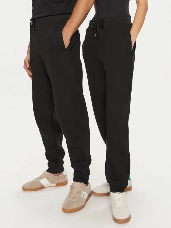 AMI PARIS Παντελόνι φόρμας · Μαύρο · Relaxed Fit