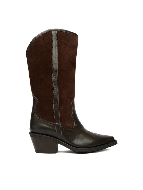 Καουμπόικες Μπότες & Μποτάκια · Καφέ · 5.5 cm