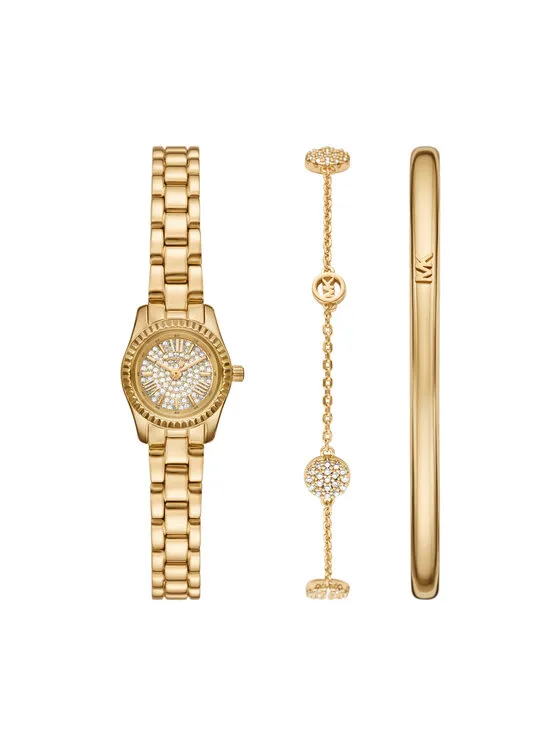 Σετ Ρολόι & Βραχιόλι · Χρυσό