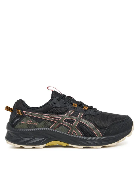 Asics Παπούτσια για Τρέξιμο Gel-Venture 10 Waterproof 1012B760 Μαύρο