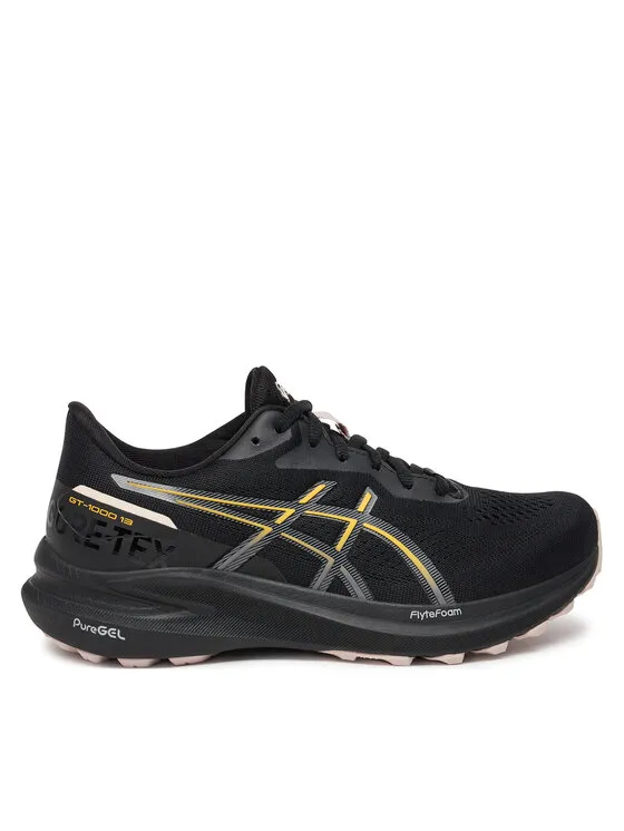 Asics Παπούτσια για Τρέξιμο Gt-1000 13 Gtx 1012B661 Μαύρο