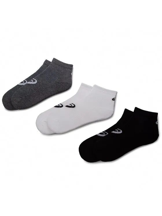 Asics Σετ 3 ζευγάρια κοντές κάλτσες unisex · Γκρι