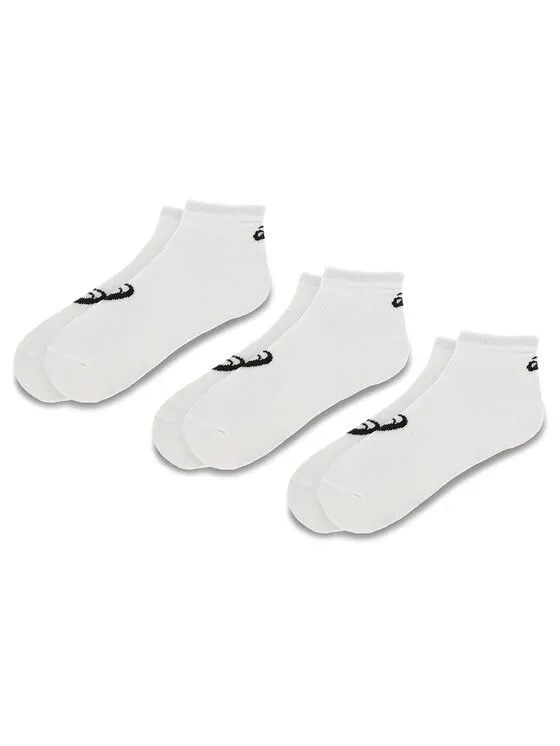 Asics Σετ 3 ζευγάρια κοντές κάλτσες unisex · Λευκό