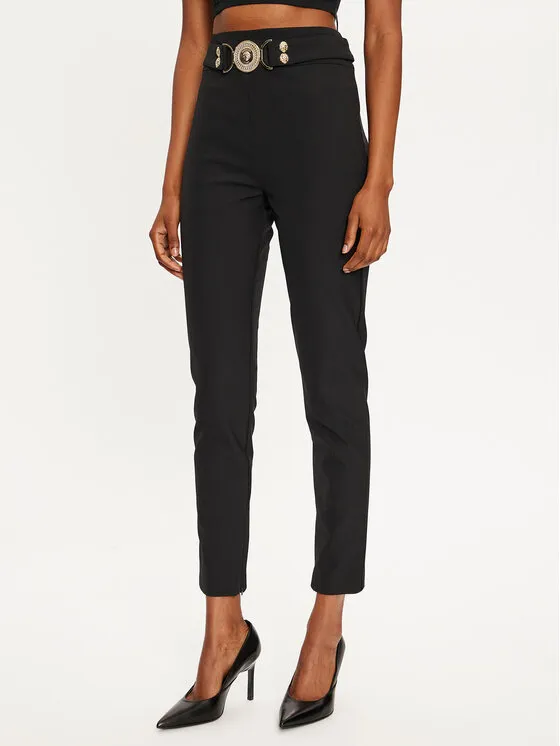Babylon Παντελόνι υφασμάτινο · Μαύρο · Slim Fit