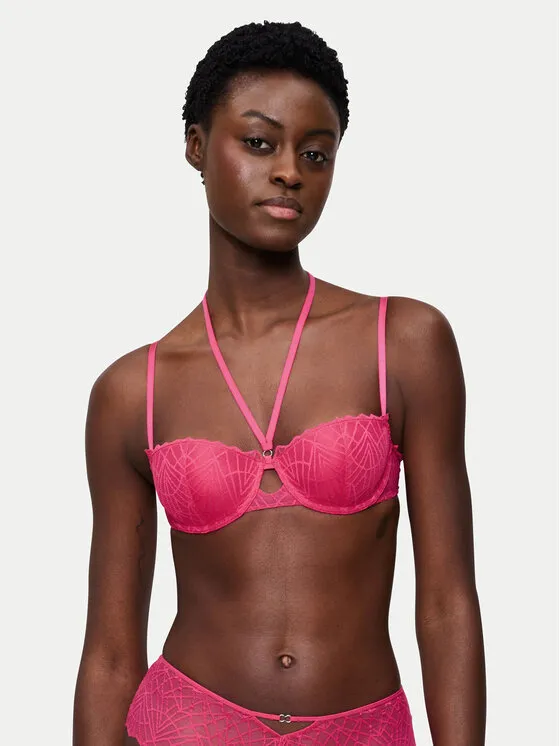 Σουτιέν Balconette · Ροζ