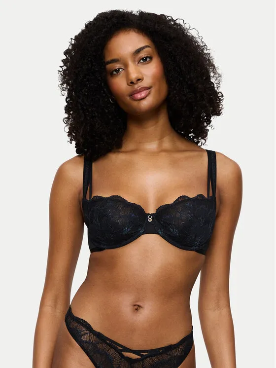 Σουτιέν Balconette · Μαύρο