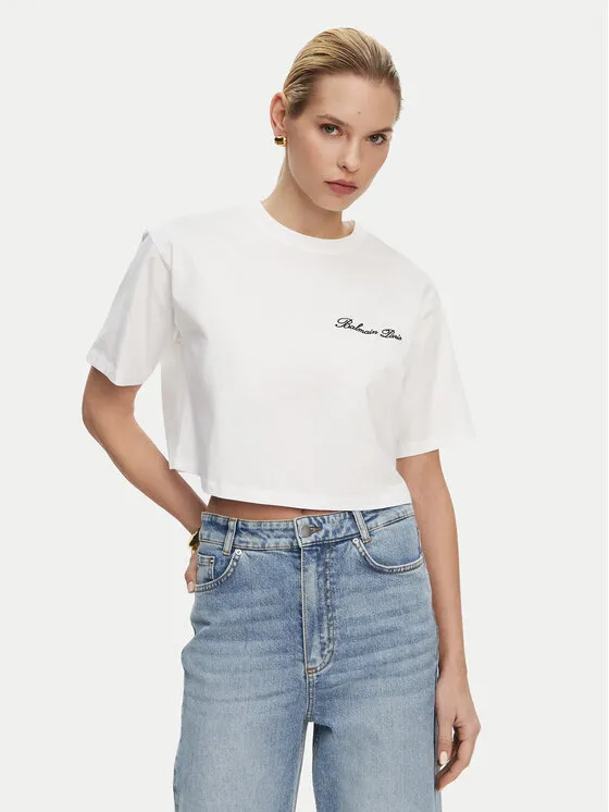 Balmain T-Shirt · Λευκό