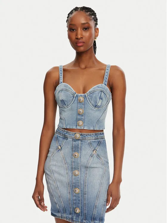 Balmain Τοπ · Μπλε