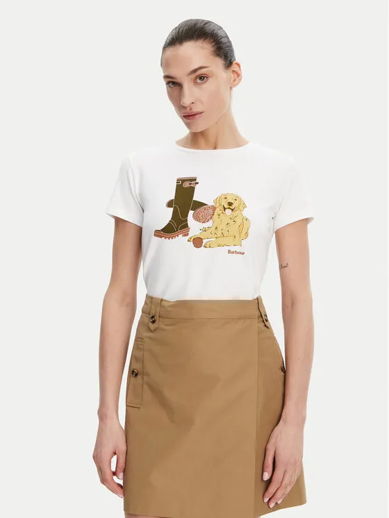 Barbour T-Shirt · Λευκό