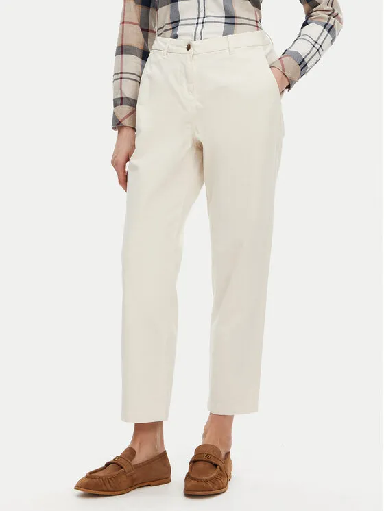 Barbour Παντελόνι chino · Εκρού · Regular Fit
