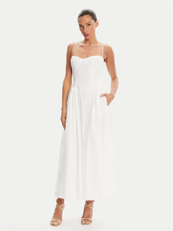 BARDOT Φόρεμα βραδινό · Λευκό · Maxi