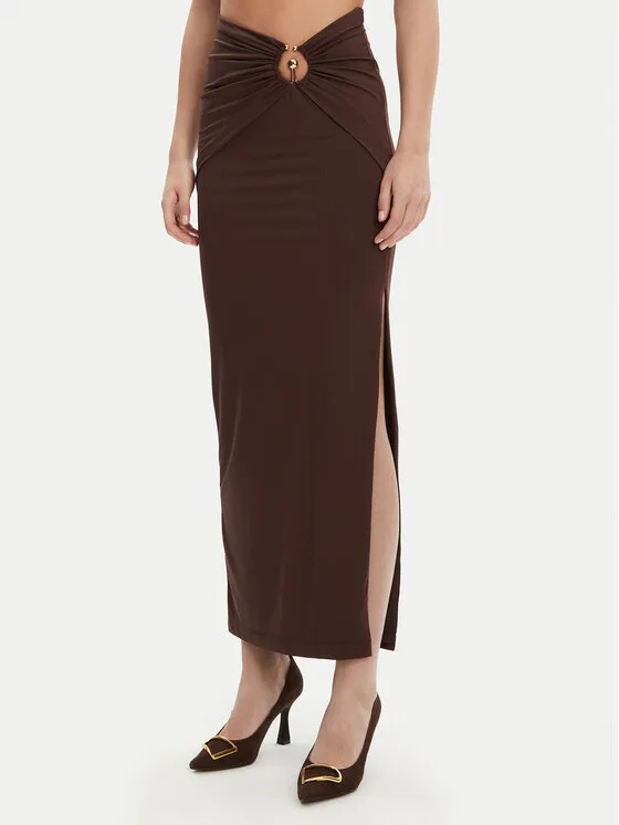 BARDOT Φούστα maxi · Καφέ