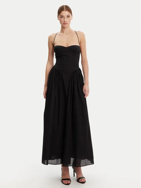 BARDOT Φόρεμα βραδινό · Μαύρο · Maxi