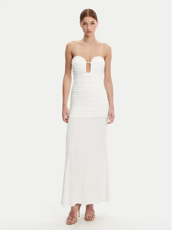 BARDOT Φόρεμα βραδινό · Λευκό · Maxi