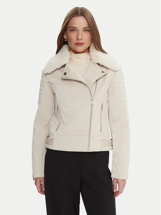 Biker Jacket · Εκρού