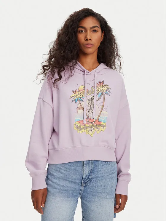 Billabong Μπλούζα · Μωβ · Relaxed Fit
