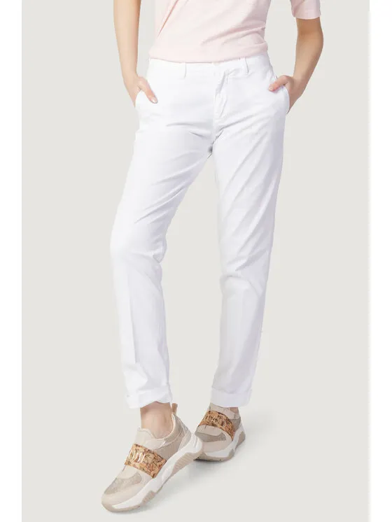 Blauer Παντελόνι γυναικείο · Λευκό · Regular Fit