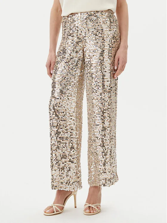Bruuns Bazaar Παντελόνι υφασμάτινο · Ασημί · Relaxed Fit