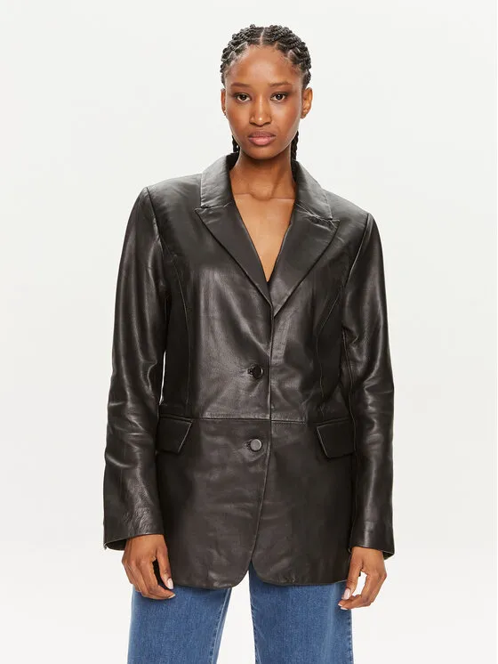 Bruuns Bazaar Σακάκι · Μαύρο · Regular Fit
