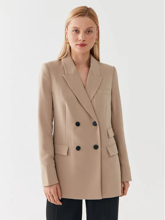 Bruuns Bazaar Σακάκι · Μπεζ · Regular Fit