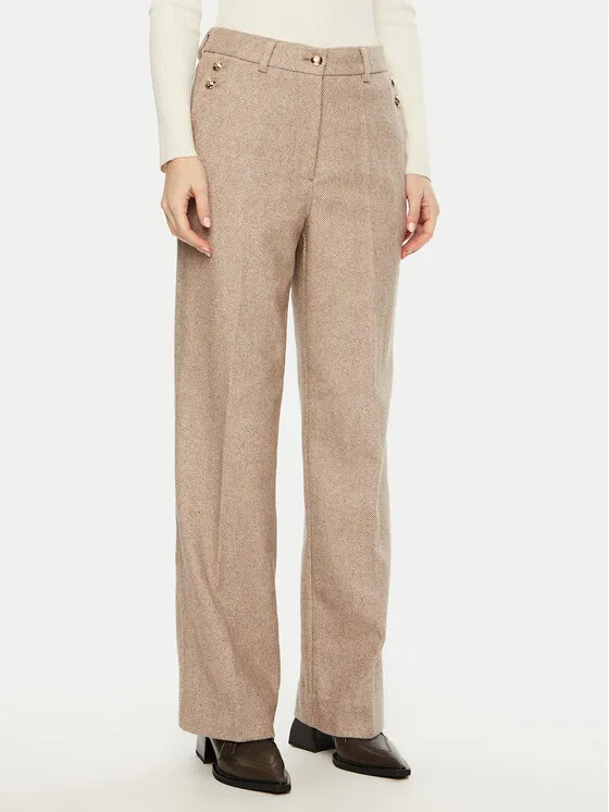 Bruuns Bazaar Παντελόνι υφασμάτινο · Μπεζ · Regular Fit