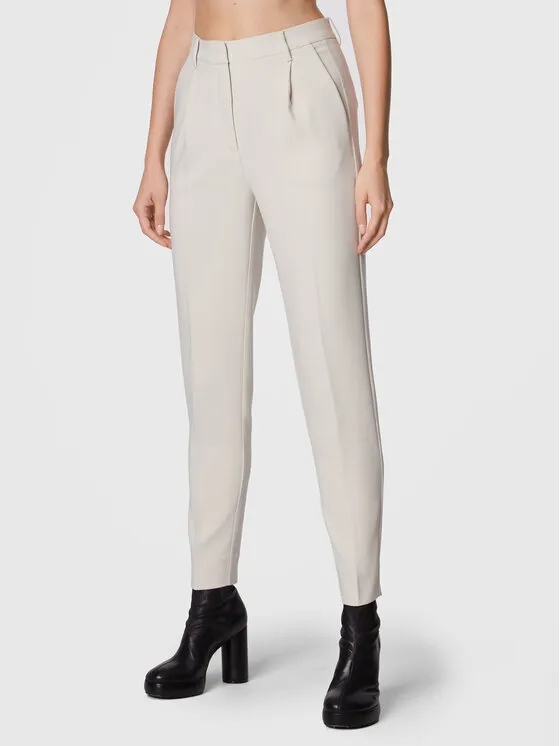 Bruuns Bazaar Παντελόνι υφασμάτινο · Μπεζ · Slim Fit