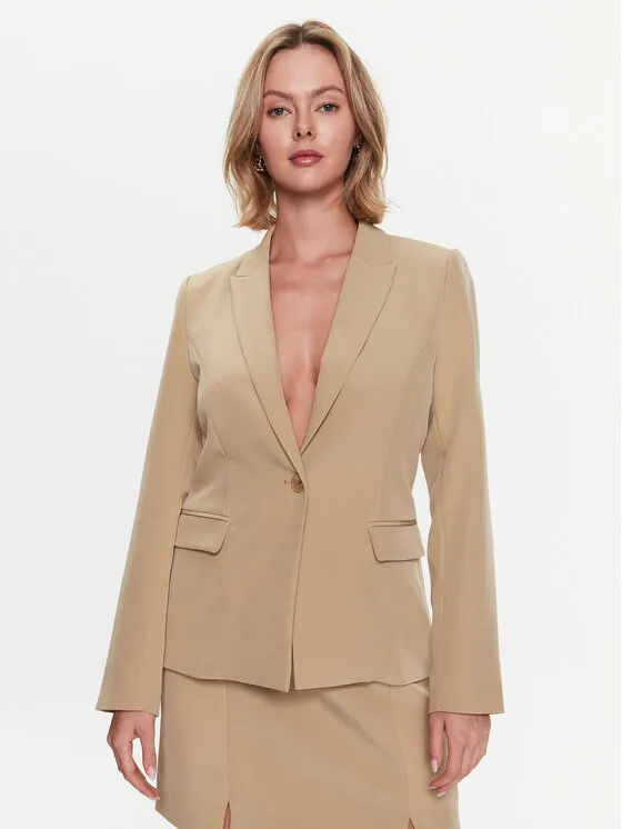 Bruuns Bazaar Σακάκι · Μπεζ · Regular Fit