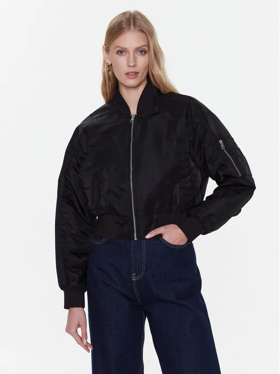 Calvin Klein Jeans Μπόμπερ μπουφάν · Μαύρο