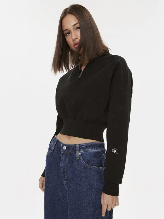 Πουλόβερ · Μαύρο · Regular Fit
