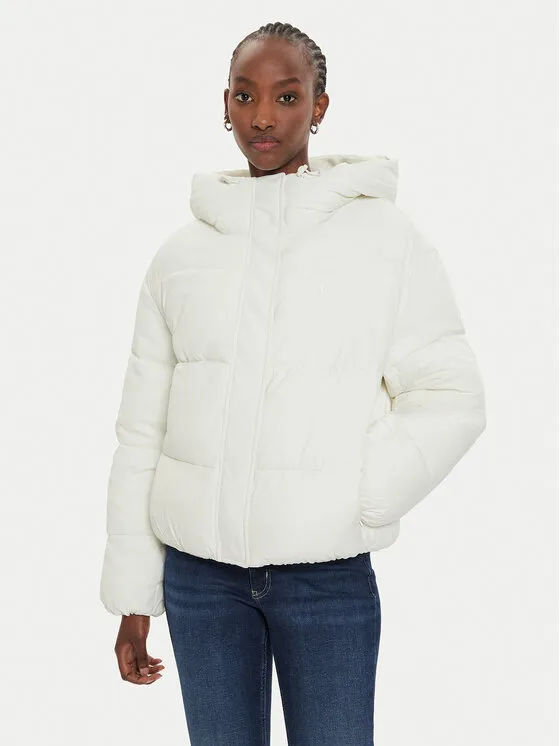 Calvin Klein Jeans Μπουφάν χειμωνιάτικο · Εκρού